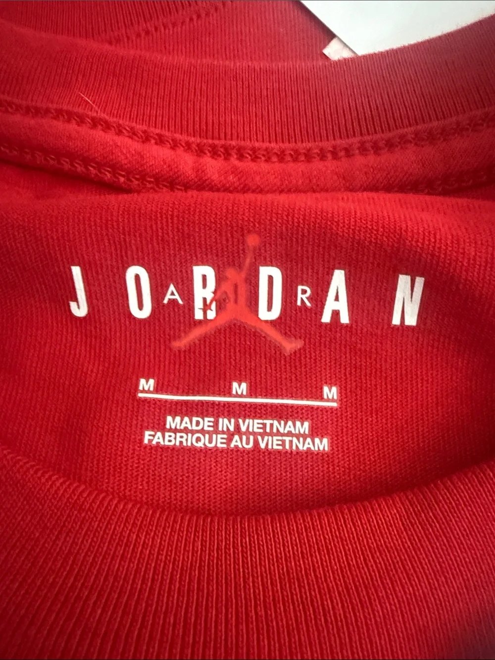 Jordan Men’s Red Graphic Logo Short Sleeve Tee